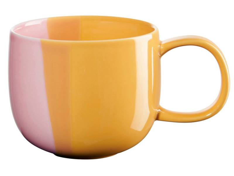 ASA SELECTION Becher Joy Henkelbecher passion fruit smoothie 0,4l, Porzellan, Geschirr von ASA SELECTION