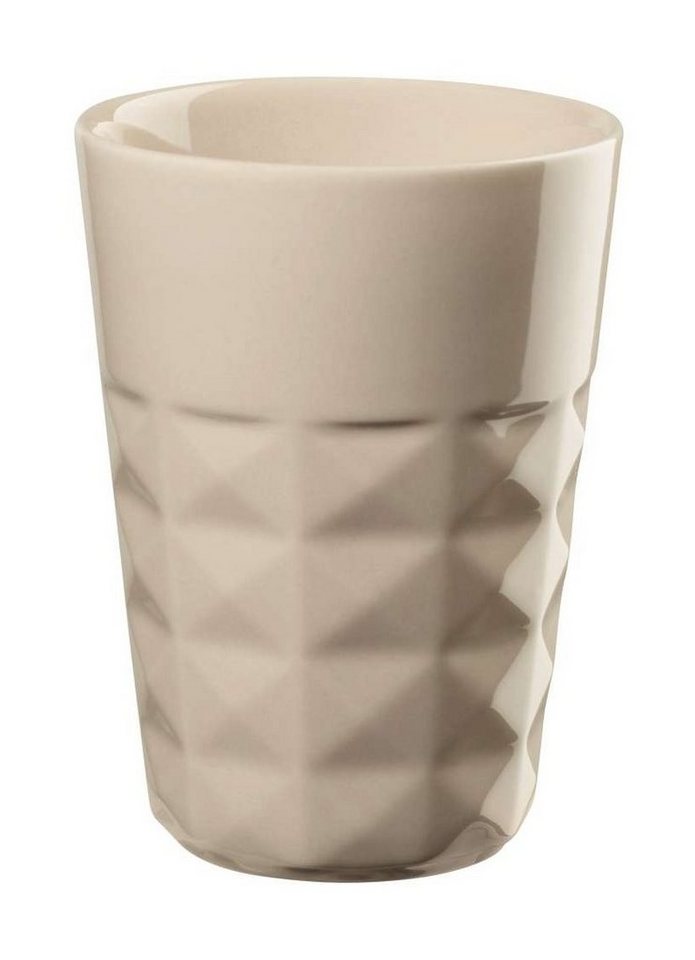 ASA SELECTION Espressotasse facette Espressobecher cream rose 0,08 l, Porzellan, Geschirr von ASA SELECTION