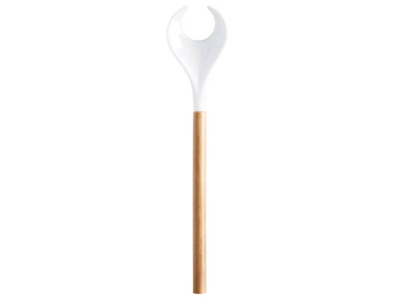 ASA SELECTION Besteck-Set Grande Salatbesteck mit Holzgriff natur 32 cm, Porzellan / Birkenholz, Küche, Kochen, Backen von ASA SELECTION