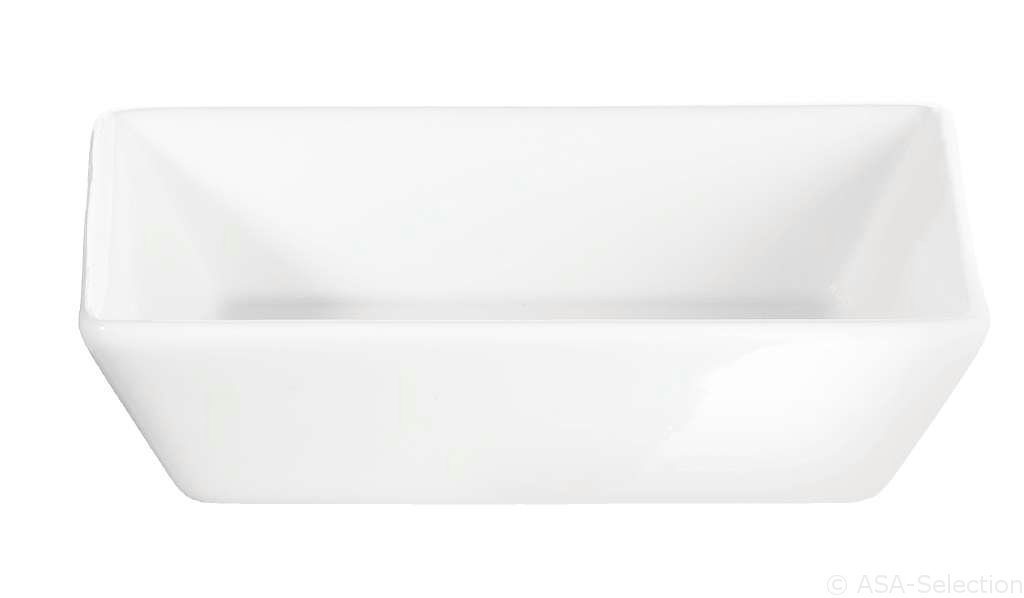 ASA SELECTION Bratpfanne ASA Selection 250 °C Gratinform, rechteckig weiß glänzend von ASA SELECTION