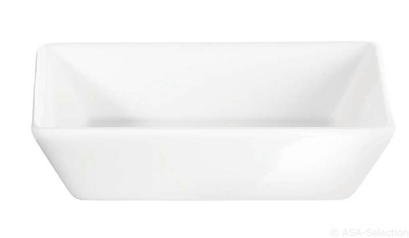 ASA SELECTION Bratpfanne ASA Selection 250 °C Gratinform, rechteckig weiß glänzend von ASA SELECTION