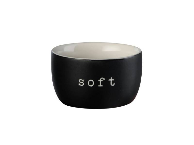 ASA SELECTION Eierbecher hey! Eierbecher soft schwarz 3 cm von ASA SELECTION