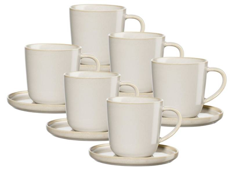 ASA SELECTION Geschirr-Set COPPA Espressotasse m.U. tofu 0,08l Set6, Porzellan, Geschirr von ASA SELECTION