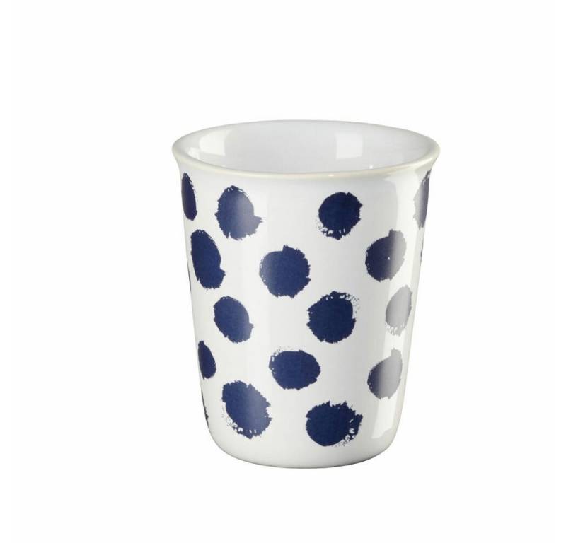 ASA SELECTION Espressotasse Dark Blue Spots 100 ml, Steinzeug von ASA SELECTION