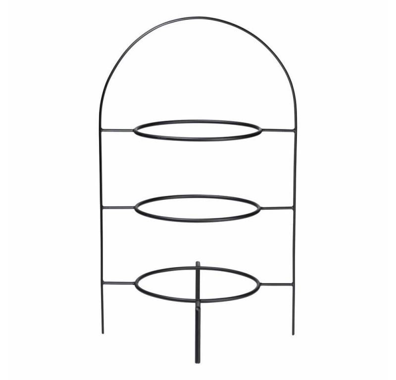 ASA SELECTION Etagere à table ligne noir 3-stufig für 26.5 cm Teller, Metall, ohne Teller von ASA SELECTION