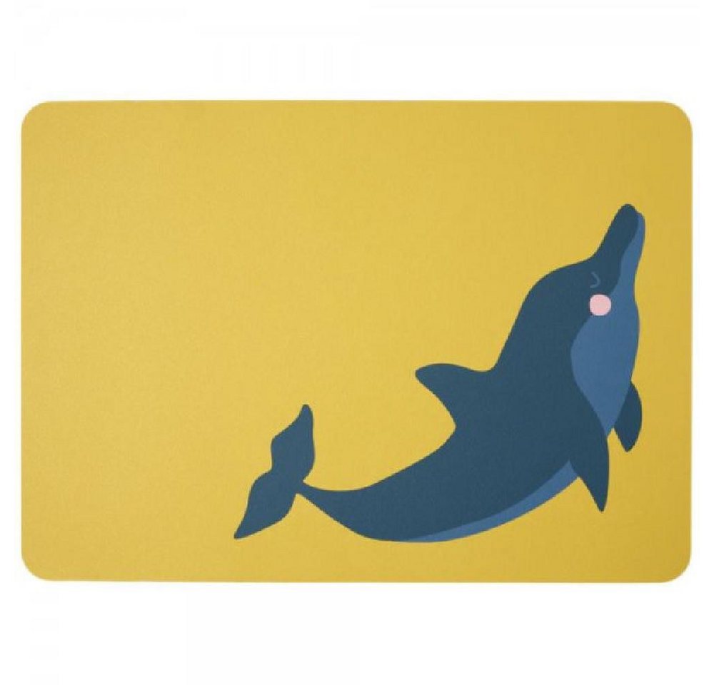 ASA SELECTION Kindergeschirr-Set Asa Tischset Coppa Kids Delfin Dennis Gelb (46x33cm) von ASA SELECTION