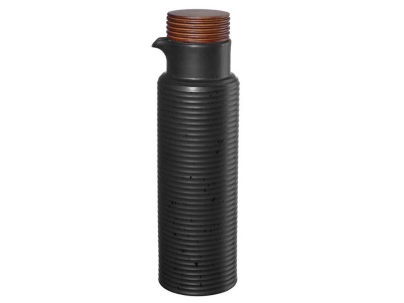 ASA SELECTION Gewürzbehälter kitchen'art Essig und Ölflasche black 0,4l, Porzellan von ASA SELECTION