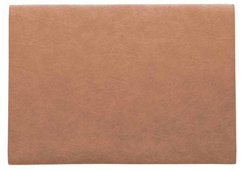 ASA SELECTION Platzset Asa Selection Tischset Vegan Leather Ø 46x33 cm coral von ASA SELECTION