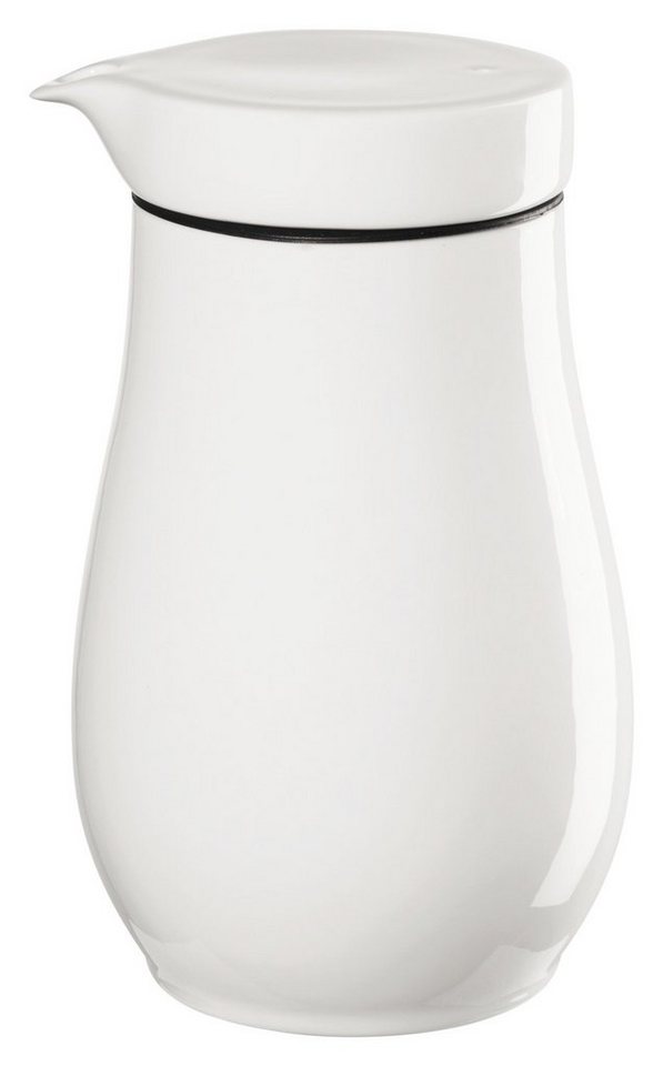 ASA SELECTION Sauciere A TABLE, 250 ml, Weiß, Fine Bone China, mit Deckel, kälte- und wärmeisolierend von ASA SELECTION