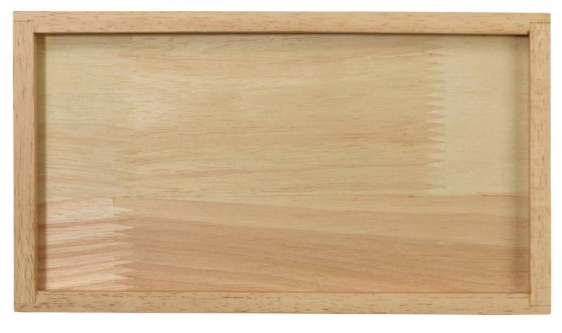 ASA SELECTION Servierbrett ASA Selection wood Holztablett rechteckig, natur, Gummibaumholz von ASA SELECTION