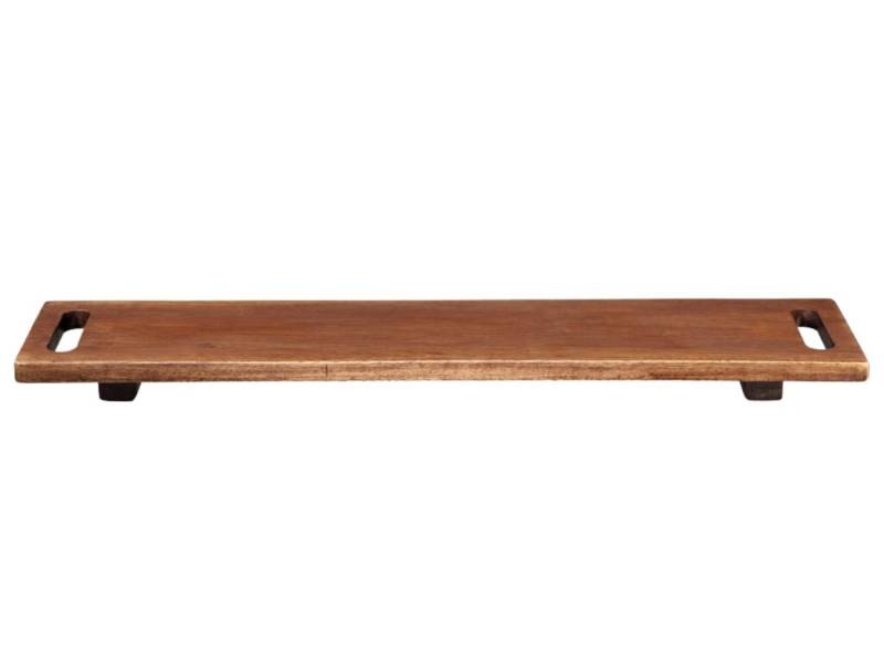 ASA SELECTION Servierplatte Holzboard auf Füssen 60 x 13 cm, Akazienholz, (Platten), Küche, Kochen, Backen von ASA SELECTION