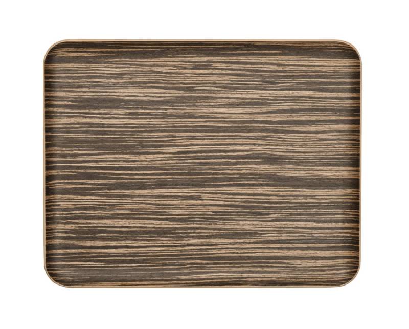 ASA SELECTION Tablett Holztablett rechteckig ebony 36 x 28 cm, Natur, Küche, Kochen, Backen von ASA SELECTION