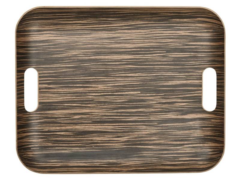 ASA SELECTION Tablett Holztablett rechteckig ebony 45 x 36 cm, Natur, Küche, Kochen, Backen von ASA SELECTION