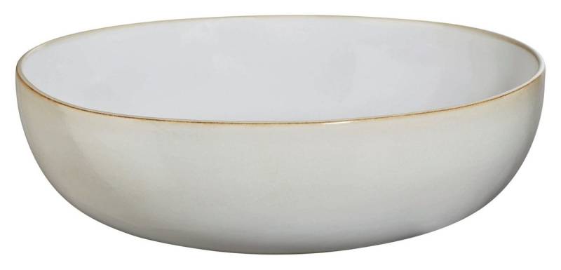 ASA SELECTION Servierschale SAISONS, Ø 29 cm, Sandfarben, Handgefertigt, Steinzeug, (1-tlg), Reaktivglasur, Mikrowellengeeignet, Spülmaschinengeeignet von ASA SELECTION