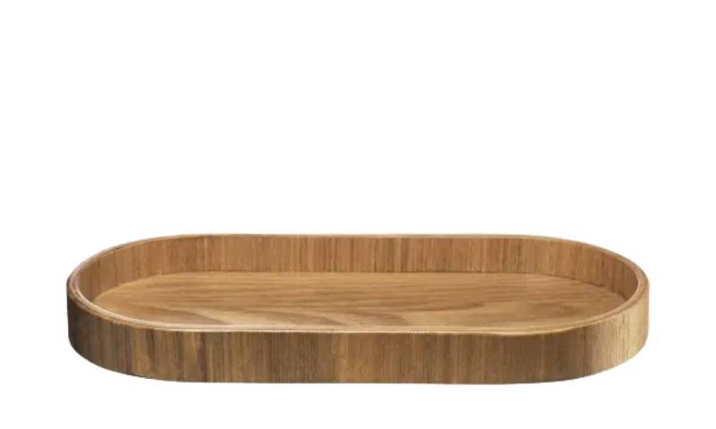 ASA SELECTION Tablett ASA Selection Wood Holztablett Oval Eiche 23 cm, Weidenholz von ASA SELECTION
