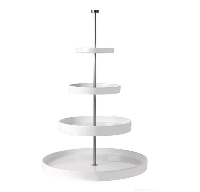 ASA SELECTION Etagere ASA Selection Grande Etagere vierstufig 92153146 weiß Höhe 61cm 4 stuf, Steingut von ASA SELECTION