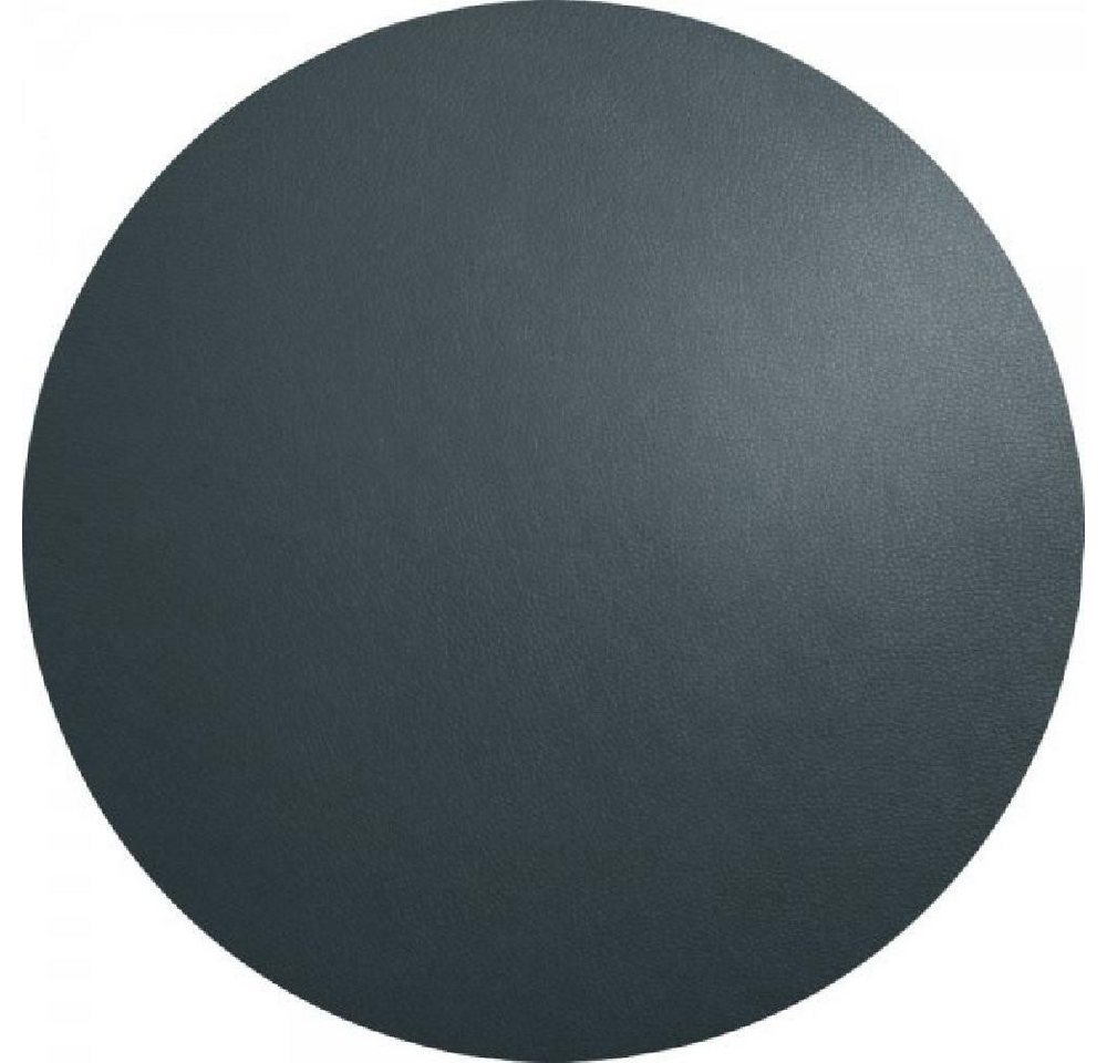 ASA SELECTION Tischdecke Asa Tischset Lederoptik Rund Basalt (38cm) von ASA SELECTION