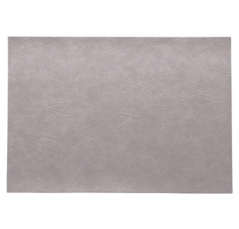 ASA SELECTION Tischdecke Asa Tischset Lederoptik Silver Cloud von ASA SELECTION