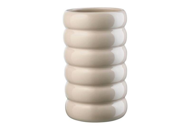 ASA SELECTION Tischvase Vase LOOPY, Beige, Ø 10 x H 21 cm, (1 St), Steingut von ASA SELECTION