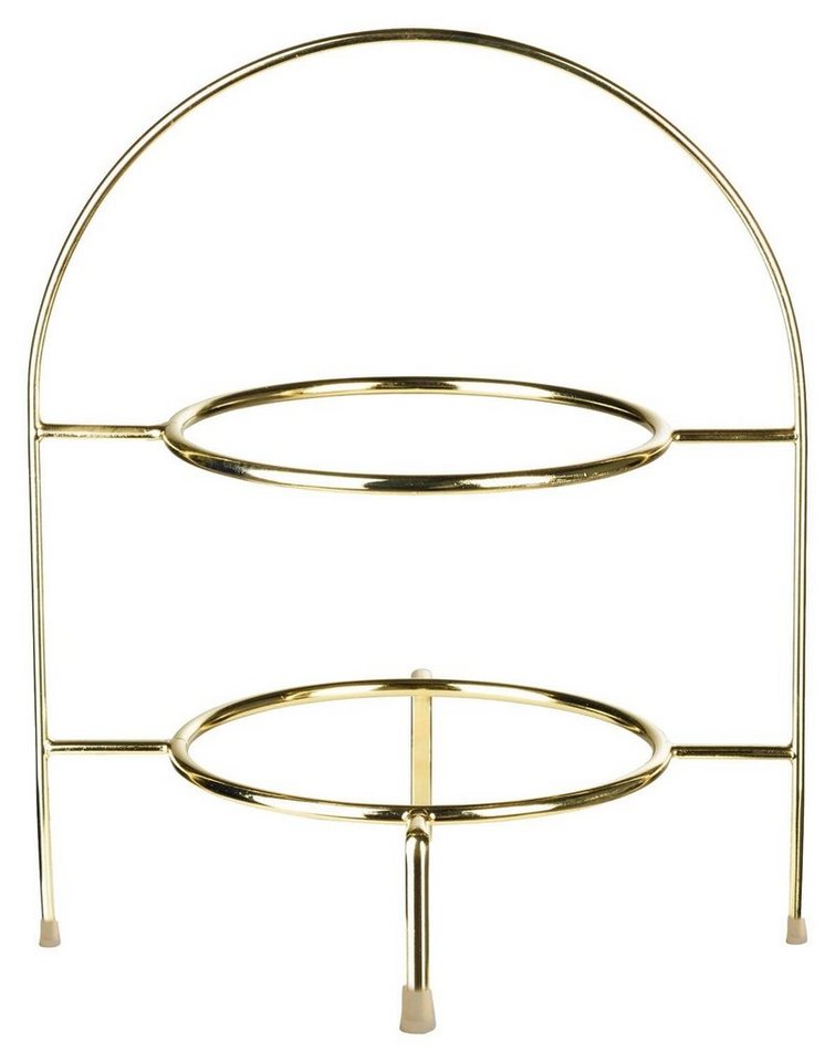 ASA SELECTION Etagere TRESOR, Etagere 2tlg., Goldgelb, Ø 21 cm, Metall von ASA SELECTION