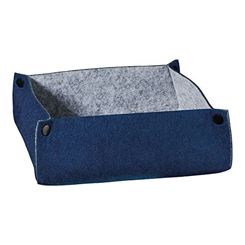 ASA 78775076 Brotkorb - ARTFILZ - Polyesterfilz - blau - 25 x 25 x 8 cm von ASA Selection