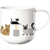 ASA SELECTION Henkelbecher Cats, Bone China von ASA Selection