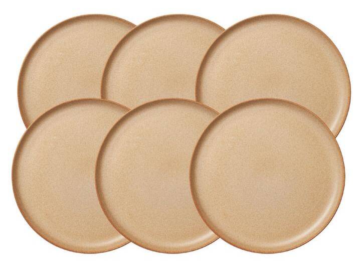 ASA SELECTION Teller-Set Saisons Dessertteller almond 21 cm Set6, Steinzeug, Geschirr, braun von ASA-Selection
