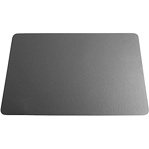ASA Selection 7807420 Lederoptik Tischset, 46 x 33 cm, Polychlorid, basalt (6 Stück) von ASA
