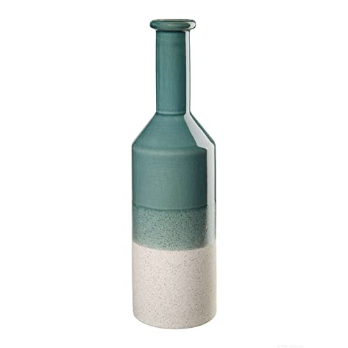 ASA Selection Botella Vase Smaragd, Blumenvase, Dekovase, Steinzeug, Grün, H 41.5 cm, 82007168 von ASA Selection