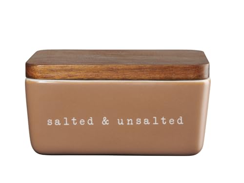 ASA Selection hey! Butterdose salted & unsalted braun 15x10x7,8cm von ASA Selection