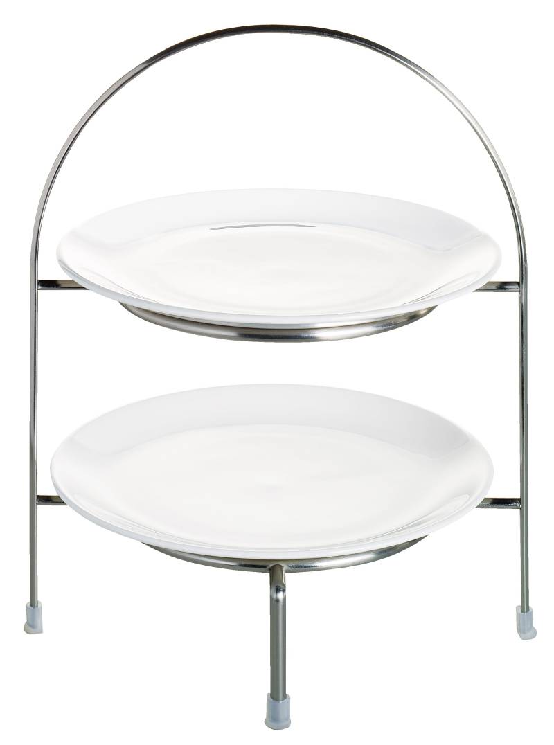 ASA-Selection Etagere 2-stufig Atable in Farbe silber von ASA Selection