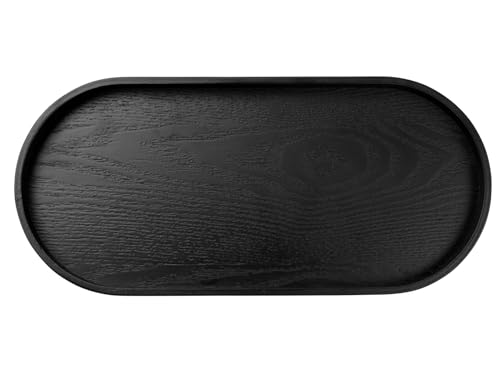 ASA Selection Holztablett Oval Schwarz Wood L 35,5 cm B 16,5 cm H 2,5 cm von ASA Selection