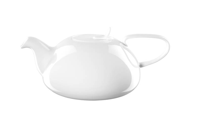 ASA Selection Teekanne mit Edelstahlsieb ATABLE in Farbe weiß glänzend von ASA Selection