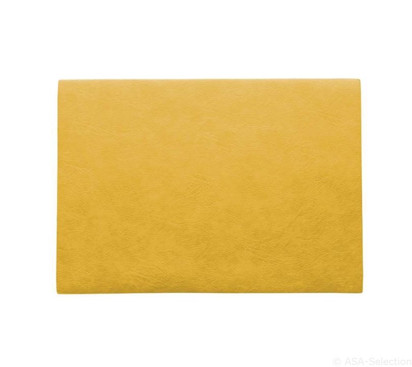 ASA Selection Tischset Vegan Leather in Farbe gelb ASA Selection Tischset Vegan Leather in Farbe gelb von ASA Selection