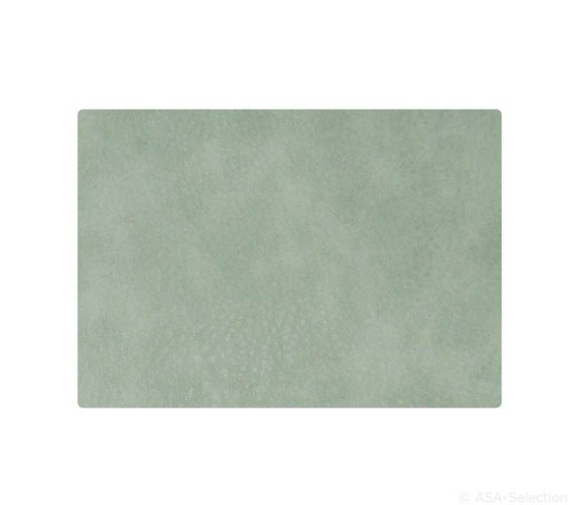 ASA Selection Tischset Vegan Leather in Farbe grün von ASA Selection