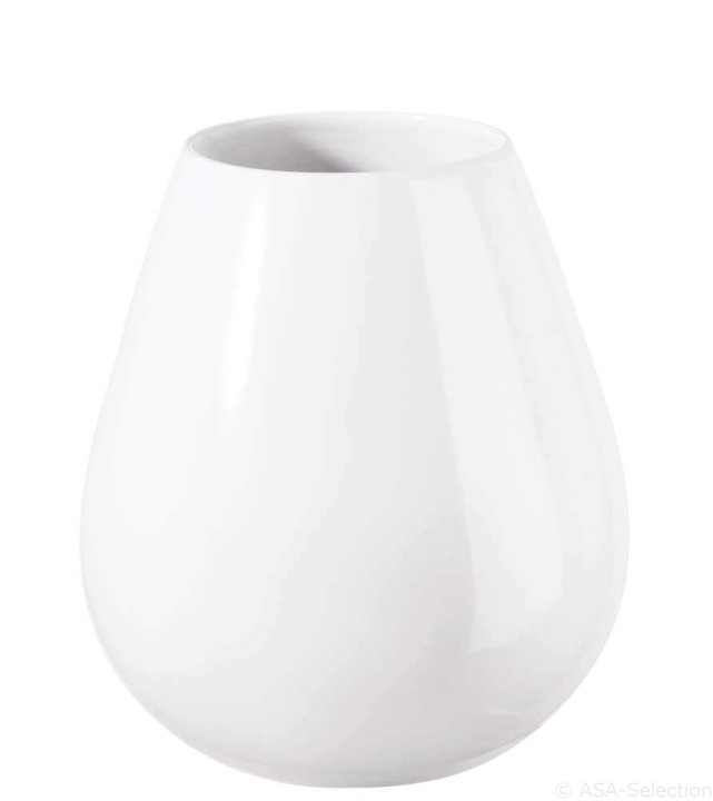 ASA Selection Vase Ease in Farbe weiß glänzend von ASA Selection