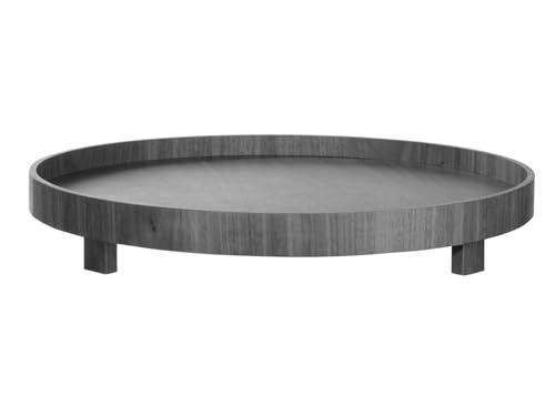 ASA Selection Wood Walnuss Tablett auf Fuß Ø 40cm von ASA Selection