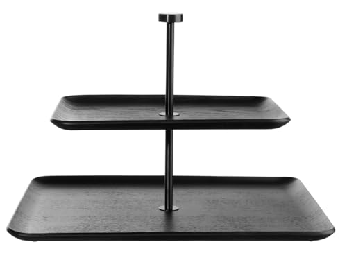 ASA Selection Wood schwarz Etagere 2-stufig rechteckig 25cm von ASA Selection