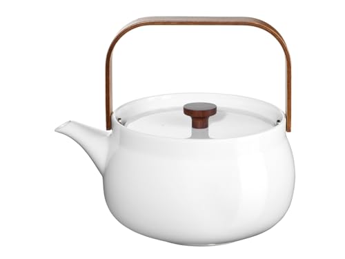 ASA Selection japandi Teekanne mit Holzgriff weiß 1,5l von ASA Selection