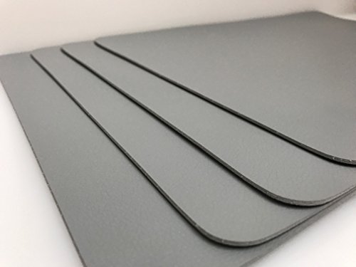 ASA Tischset Tischuntersetzer Cement grau 46 x 33 cm Kunstleder 4 tlg von ASA Selection