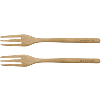 ASA 2er Set Gabeln, natur L. 15 cm, B.1,8 cm, H. 1,2 c wood von ASA