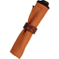 ASA 2er Set Serviettenringe, rund, gerillt wood von ASA Selection