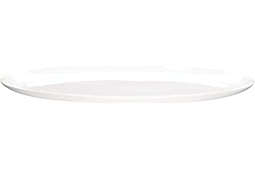 ASA Á Table Ovale Platte, Keramik, weiß glänzend, 30x24x8 cm von ASA