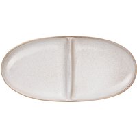ASA Aperitifteller 2-geteilt, oval, sand saisons von ASA Selection