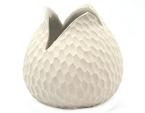 ASA Carve Vase 10,5 cm beige von ASA Selection