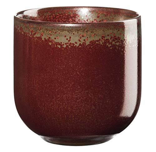 ASA Coppa Teebecher Set 2tlg. rost, aus Porzellan hergestellt, Inhalt: 200ml, 19080176, rot von ASA