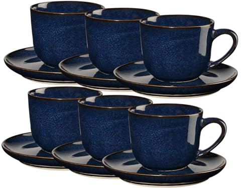ASA Espressotasse mit Untertasse Midnight Blue SAISONS Selection (6 Stück) von ASA