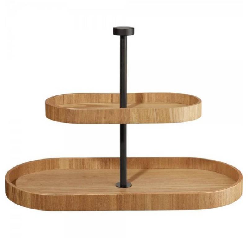 ASA SELECTION Etagere Asa Etagere Wood Weidenholz oval (2-stufig) (35,5x16,5cm) von ASA SELECTION