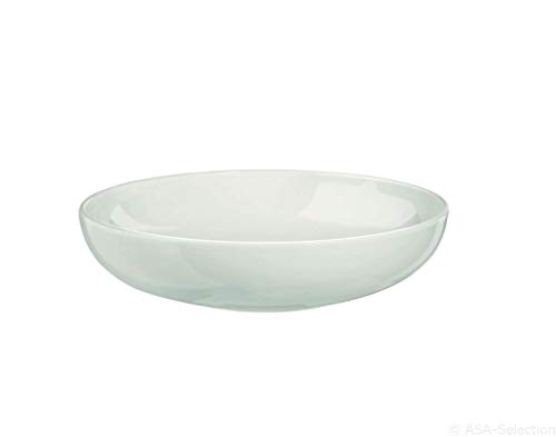 ASA Kolibri Schale aus Porzellan in der Farbe Weiß mit glänzendem Finish, Maße: 18cm x 18cm x 4,5cm, 25121250 von ASA Selection