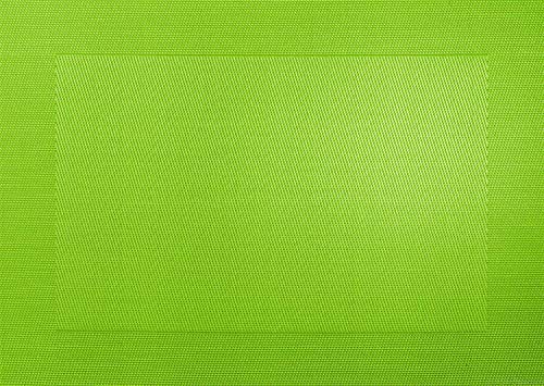 ASA PVC Tischset, apfelgrün 46 x 33 cm, mit gewebtem Rand von ASA